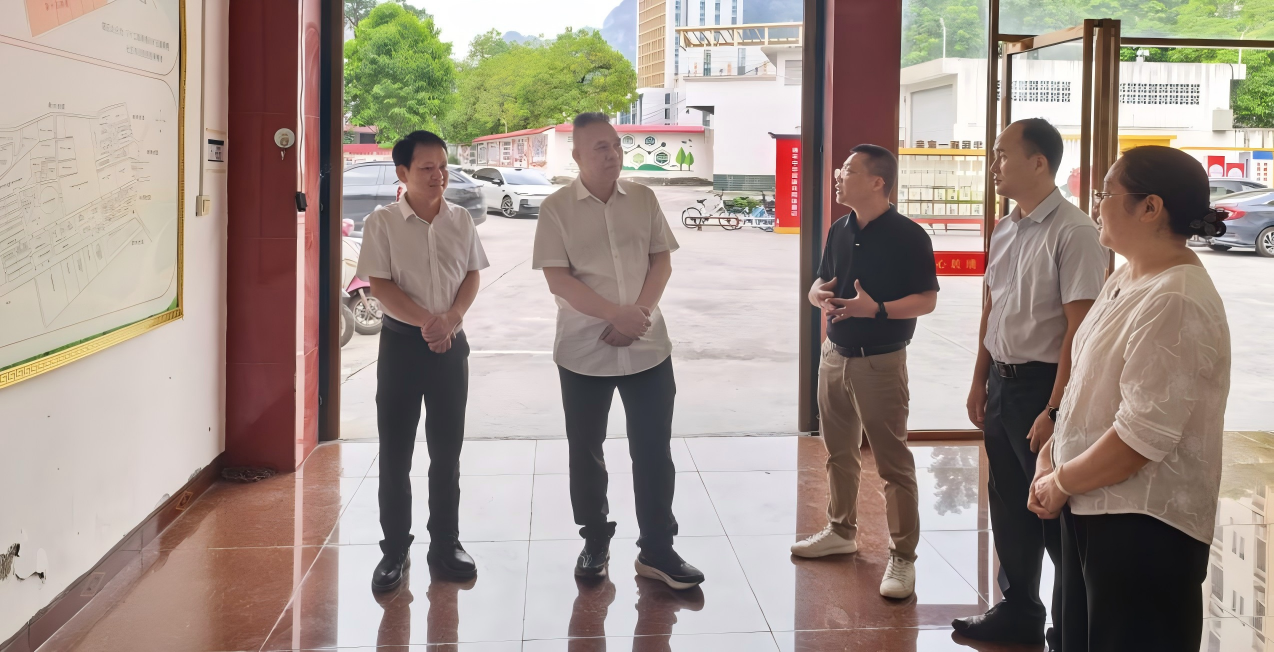 广西快递行业党委到河池市调研行业党建...